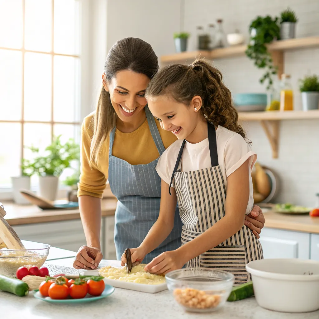 Para gotująca razem